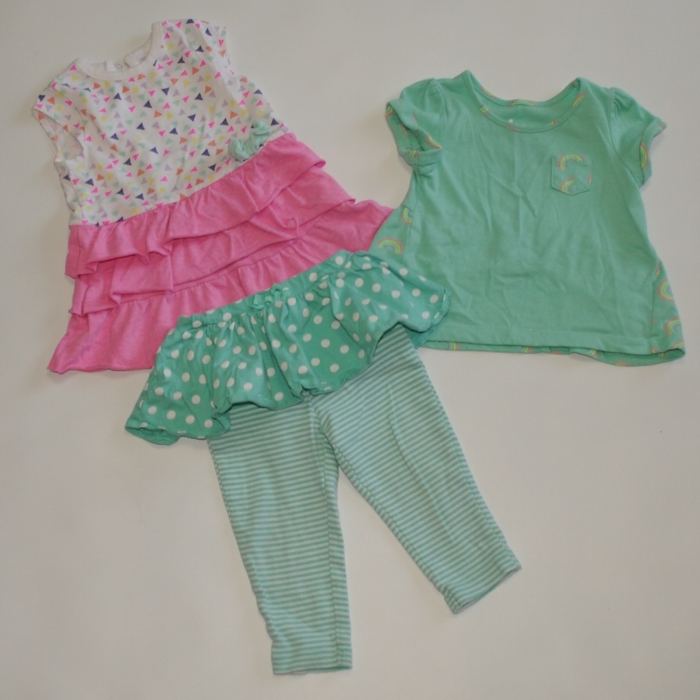 Carter 12 Month Girls Outfits Dresses 4113 - Picture 5 of 7